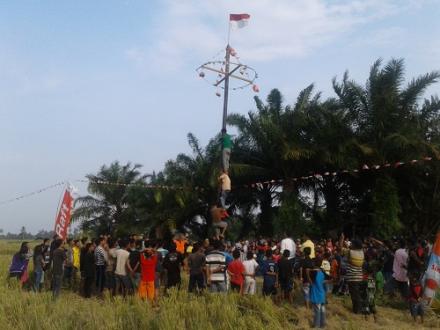 Kemeriahan 17 Agustus di Desa Besar II Terjun