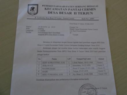 SELAMAT DAN SUKSES BUAT BPD